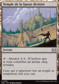 Temple de la fausse divinit - Duskmourn House of Horrors: Commander Decks