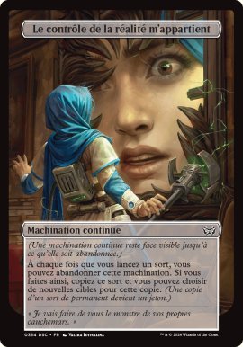 Le contrle de la ralit m'appartient - Duskmourn House of Horrors: Commander Decks