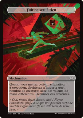 Fuir ne sert  rien - Duskmourn House of Horrors: Commander Decks