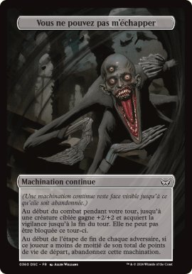 Vous ne pouvez pas m'chapper - Duskmourn House of Horrors: Commander Decks