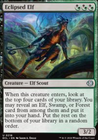 Eclipsed Elf - Lorwyn Eclipsed