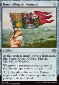 Dawn-Blessed Pennant - Lorwyn Eclipsed