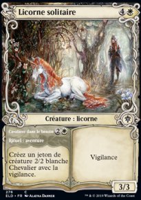 Licorne solitaire<br>Cavalire dans le besoin - 