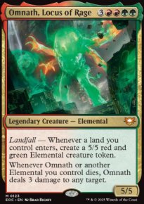 Omnath, Locus of Rage - Edge of Eternities Commander Decks