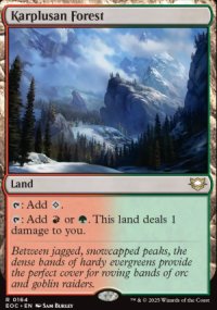 Karplusan Forest - Edge of Eternities Commander Decks