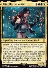 Tifa, experte en arts martiaux - Final Fantasy Commander Decks