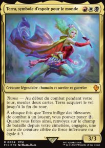 Terra, symbole d'espoir pour le monde - Final Fantasy Commander Decks