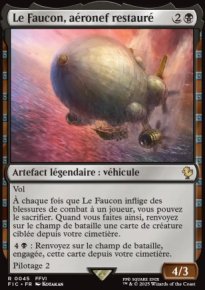 Le Faucon, aéronef restauré - Final Fantasy Commander Decks