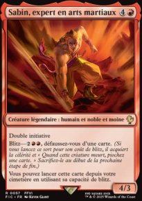 Sabin, expert en arts martiaux - Final Fantasy Commander Decks