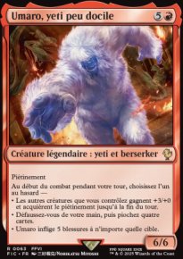 Umaro, yeti peu docile - Final Fantasy Commander Decks