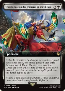 Transformation des chimères en magilithes - Final Fantasy Commander Decks