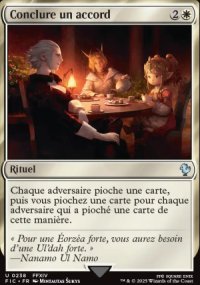 Conclure un accord - Final Fantasy Commander Decks