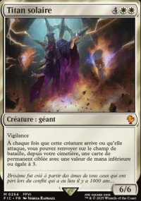 Titan solaire - Final Fantasy Commander Decks