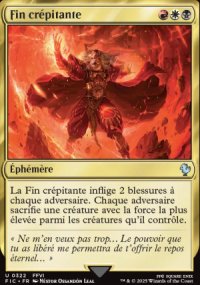 Fin crépitante - Final Fantasy Commander Decks