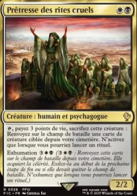 Prêtresse des rites cruels - Final Fantasy Commander Decks