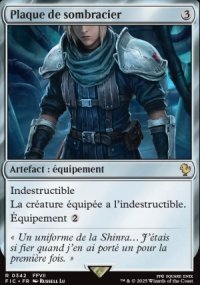 Plaque de sombracier - Final Fantasy Commander Decks
