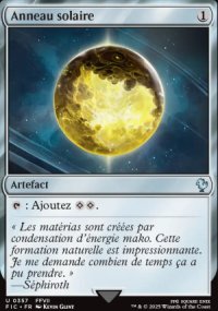 Anneau solaire - Final Fantasy Commander Decks