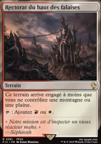 Rectorat du haut des falaises - Final Fantasy Commander Decks