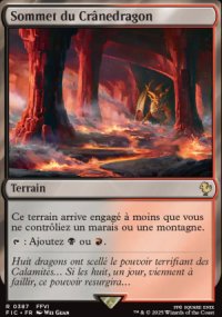 Sommet du Crânedragon - Final Fantasy Commander Decks