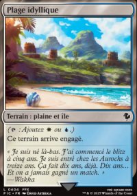 Plage idyllique - Final Fantasy Commander Decks