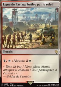 Ligne de Partage brûlée par le soleil - Final Fantasy Commander Decks