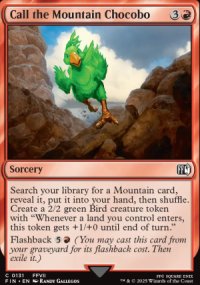 Call the Mountain Chocobo - Final Fantasy