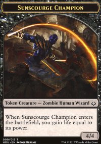 Sunscourge Champion Token - 