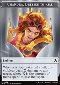 Emblem Chandra, Dressed to Kill - Innistrad Remastered