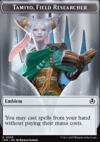 Emblem Tamiyo, Field Researcher - Innistrad Remastered