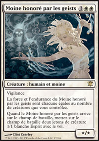 Moine honor par les geists - 