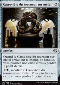 Casse-tte du tourneur sur mtal - 