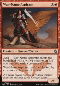 War-Name Aspirant - 