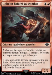 Gobelin balafr au combat - 