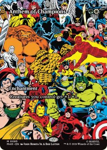 Antienne des champions - Marvel