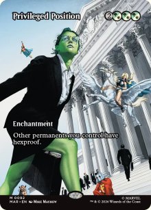 Position privil�gi�e - Marvel