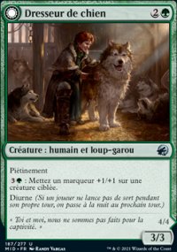 Dresseur de chien<br>Louveteau sauvage