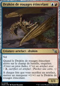 Drakn de rouages tincelant - 