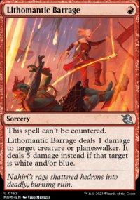 Lithomantic Barrage - 