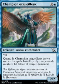 Champion orgueilleux - 