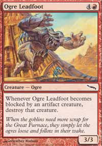 Ogre aux pieds de plomb - Mirrodin