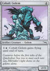 Golem de cobalt - Mirrodin