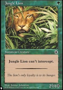 Lion des jungles - Mystery Booster 2