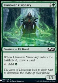 Visionnaire de Llanowar - Mystery Booster 2