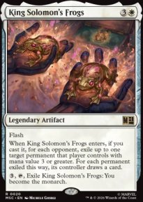 King Solomon's Frogs - Marvel Super Heroes Commander Decks