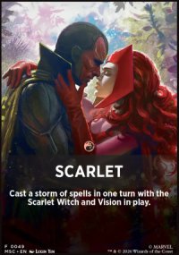 Scarlet - Marvel Super Heroes Commander Decks