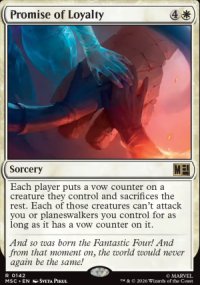 Promise of Loyalty - Marvel Super Heroes Commander Decks