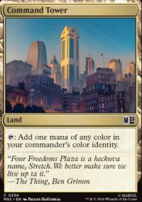 Command Tower - Marvel Super Heroes Commander Decks