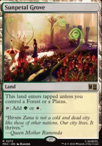 Sunpetal Grove - Marvel Super Heroes Commander Decks