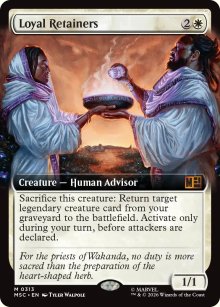Loyal Retainers - Marvel Super Heroes Commander Decks