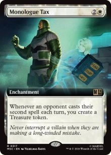 Monologue Tax - Marvel Super Heroes Commander Decks